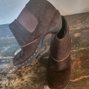 Merrell Luxe Button Espresso Distressed Leather Suede Ankle Booties Women's  10